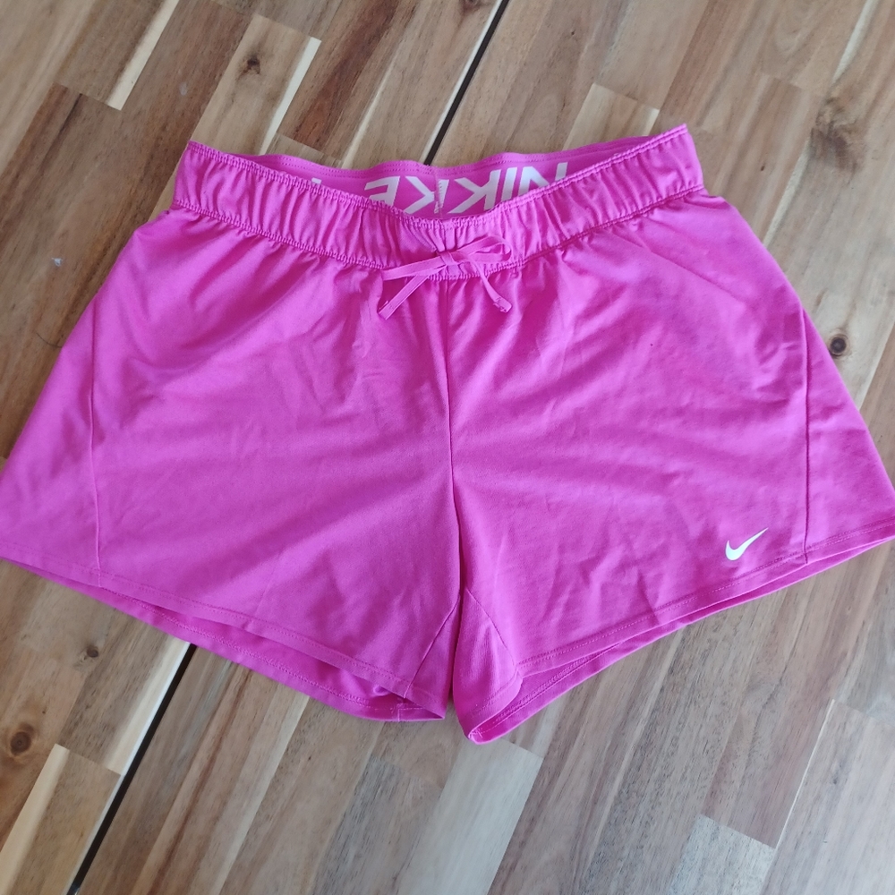 NIKE Dri-Fit athletic shorts Hot Pink Women's Size M